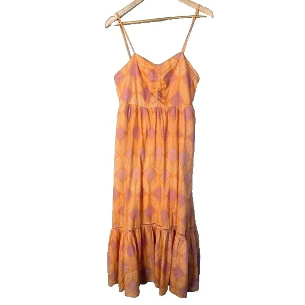 Anthropologie Orange Maxi Dress - Picture 4 of 13